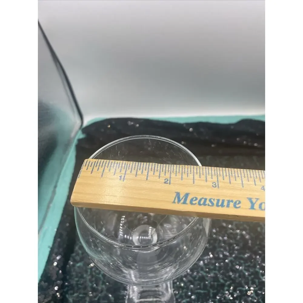 Eiffel Tower Paris France 8.5” Single Wine Glass MINT COND Francophile